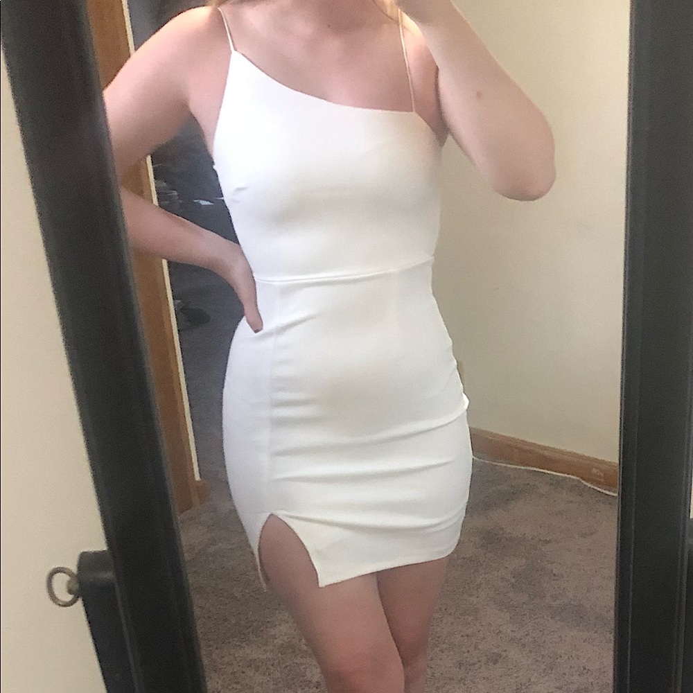White Fitted Dress